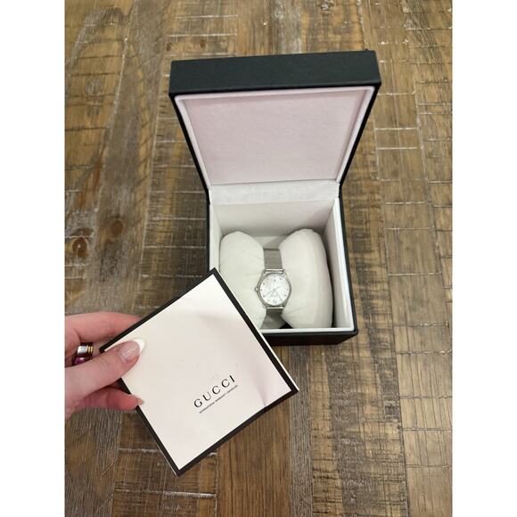 Gucci Women's G-Timeless White MOP Dial Watch - YA1264040 - Picture 11 of 11